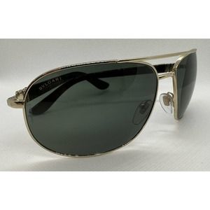 BVLGARI 5028 278/71 64-15 125 3N Sun Glasses Dark Grey Lense Gold Frame